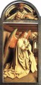 El Retablo de Gante Profeta Zacarías Ángel de la Anunciación Renacimiento Jan van Eyck